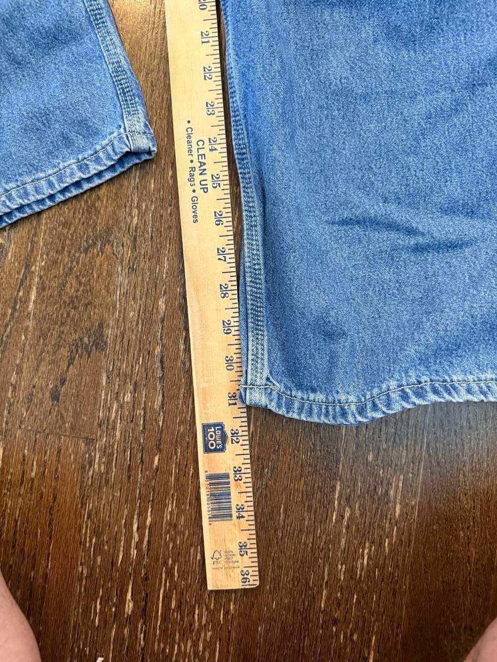 Vintage Baggy Gap Carpenter Jeans 35x32, measures 32x31 - Picture 8 of 8